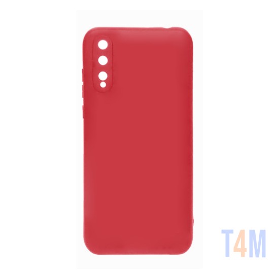 Capa de Silicone para Huawei Y8p 2020/P Smart S Vermelho